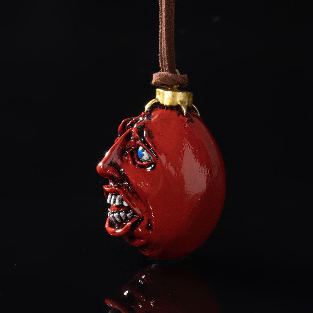 Crimson Behelit Necklace