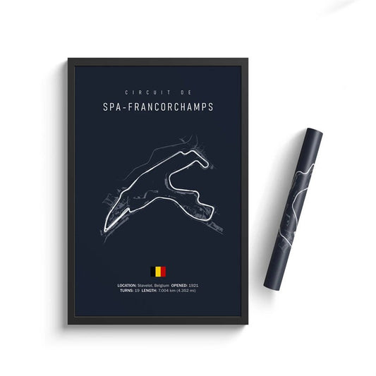 Spa - Francorchamps Poster