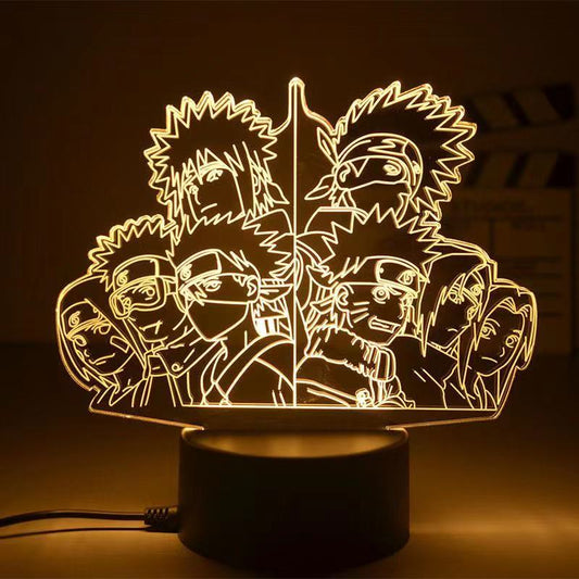 3D Team Minato x Team 7 LED Lamp
