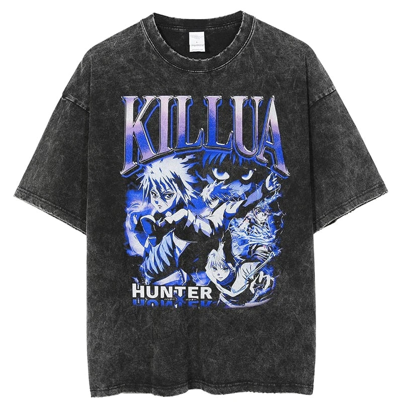 Camiseta Feminina Anime Hunter x Hunter Killua Gon Unissex