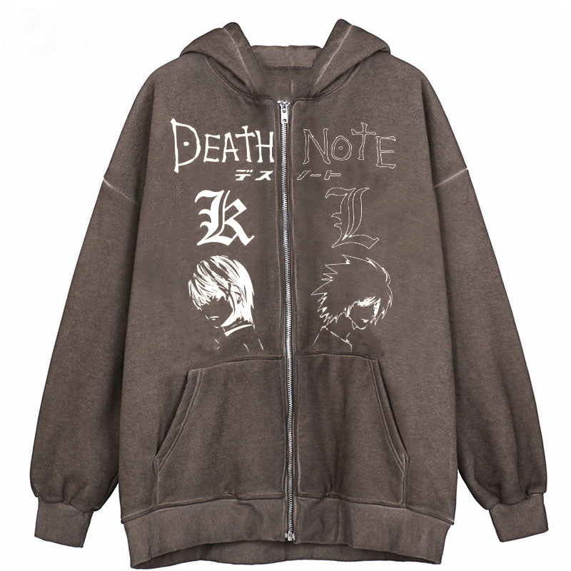 Vintage - Death Note Zip Hoodie