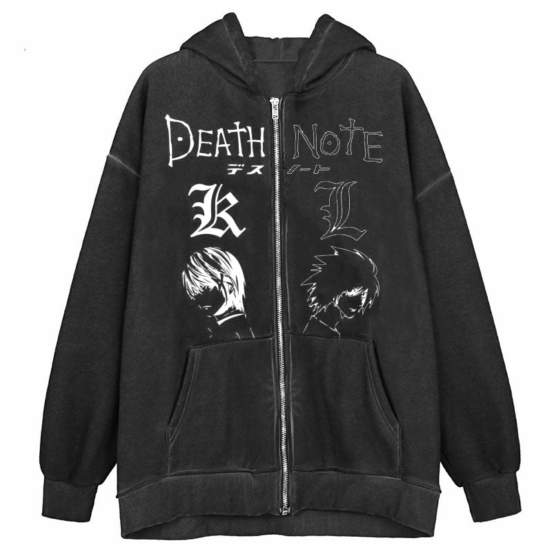 Vintage - Death Note Zip Hoodie